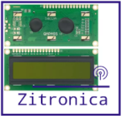 Display LCD 16x2 com fundo verde