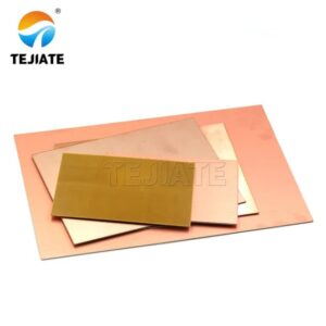 PCB de fibra de vidro Cobreada Face Simples 20X15cm