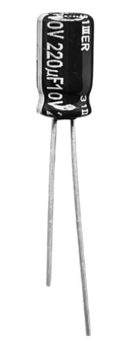 capacitores 220uf 10v 5x11