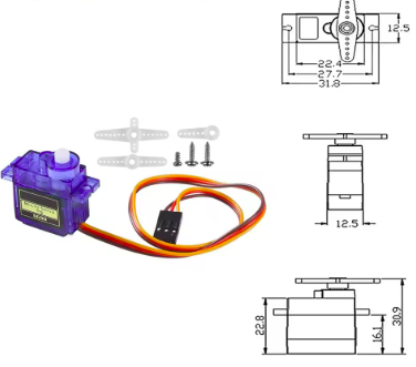 Servo Motor SG90 9G 360 GRAUS